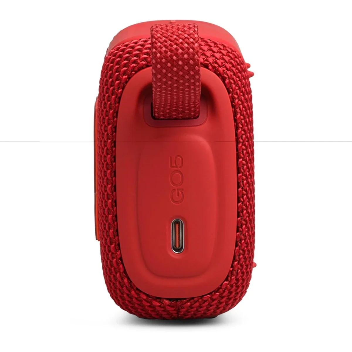 سماعة JBL Go 5 فائقة الحمل ومقاومة للماء والسقوط مع إضاءة محيطية جانبية - أحمر - Image 6