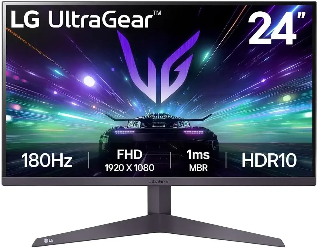 LG 24GS50F-B UltraGear 24-inch FHD 180Hz 1ms Gaming Monitor