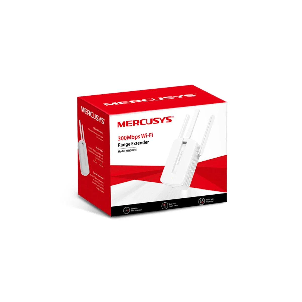 مقوي نطاق Wi-Fi MERCUSYS MW300RE بسرعة 300Mbps