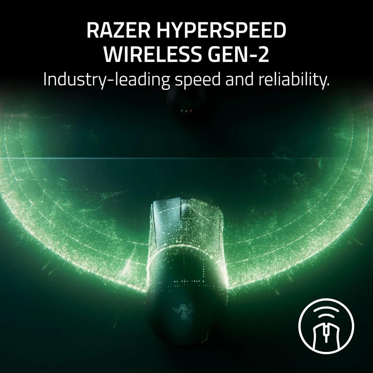 Razer DeathAdder V4 Pro Wireless Gaming Mouse, 56g, HyperSpeed Wireless Gen-2, Focus Pro 45K Gen-2 Sensor, Gen-4 Optical Switches, Optical Scroll Wheel, Up to 150 Hr Battery - Image 3