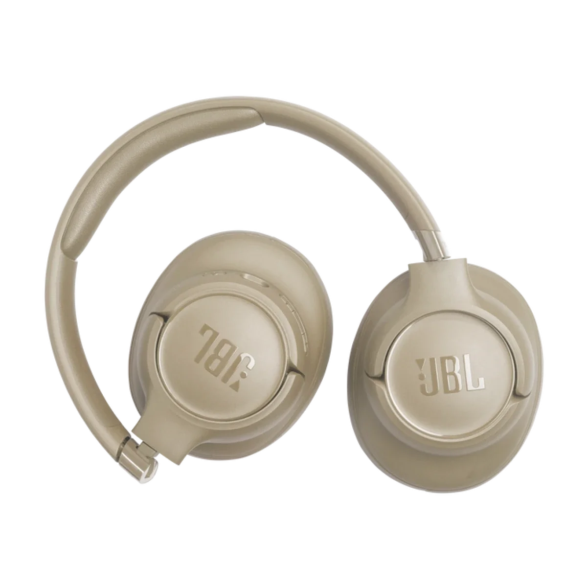سماعات رأس JBL Tune 730BT لاسلكية فوق الأذن بصوت Pure Bass وبطارية 60 ساعة - بيج - Thumbnail 3