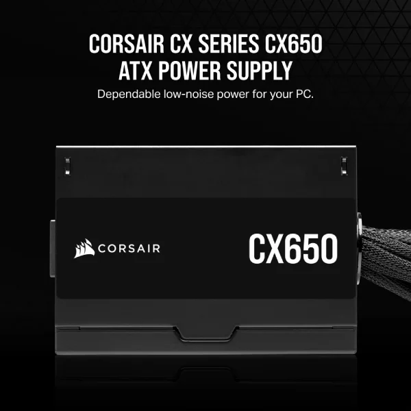 مزود طاقة Corsair CX Series CX650 بقدرة 650 واط 80 PLUS Bronze ATX – CP-9020278-EU - Image 8