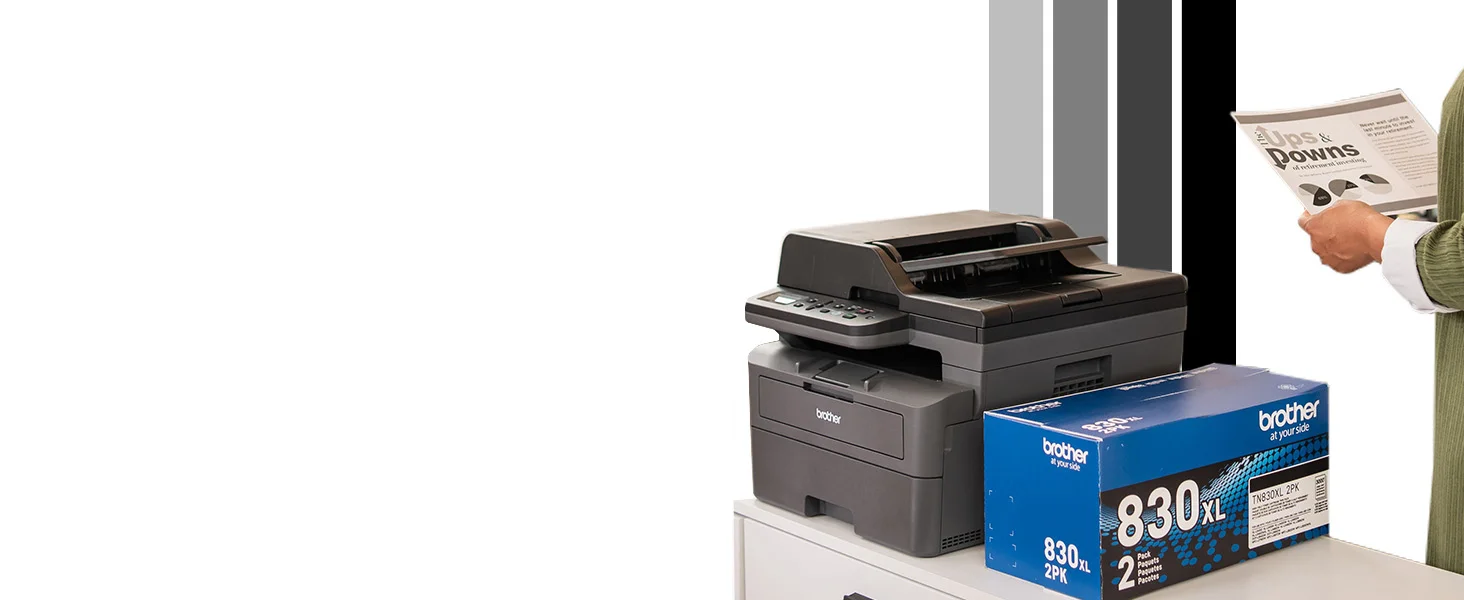 BROTHER DCP-L2640DW Wireless Monochrome Laser 3-in-1 Printer with 50-Page ADF - Thumbnail 8