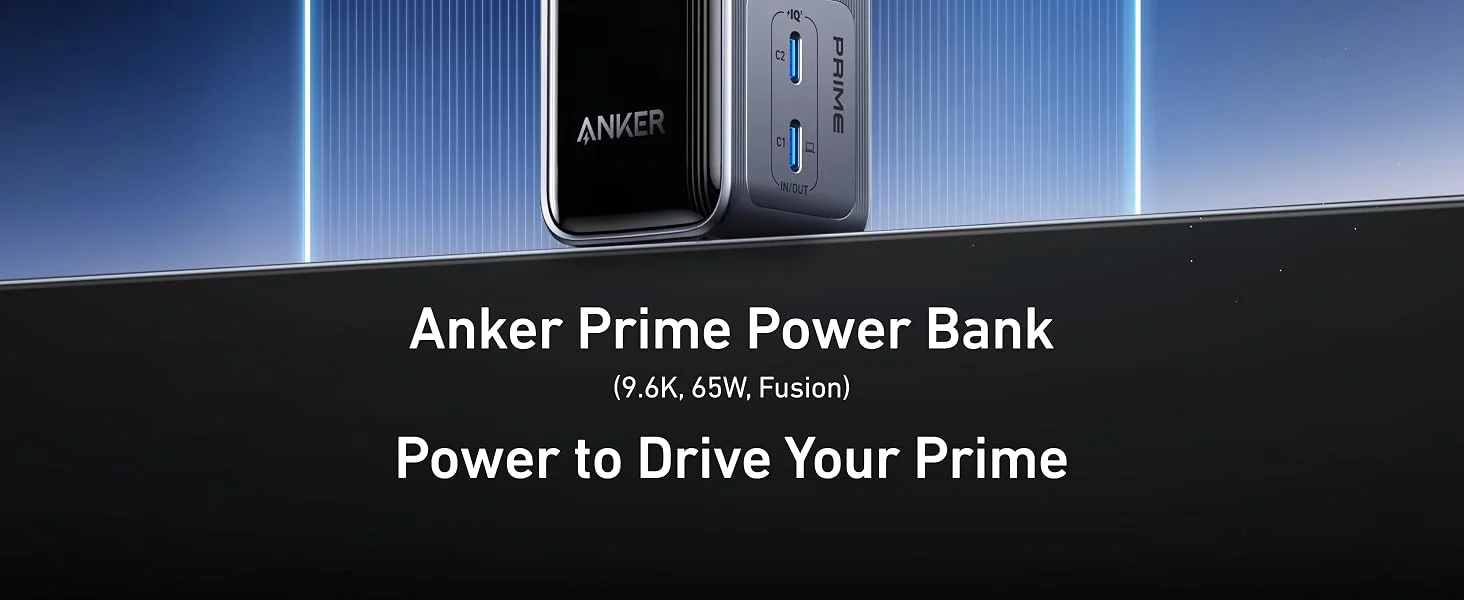 بطارية محمولة Anker Prime بسعة 9,600mAh وقدرة 65W مع قابس AC مدمج - Thumbnail 8