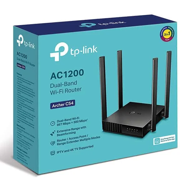 راوتر TP-LINK Archer C54 AC1200 مزدوج النطاق Wi-Fi 5 - Image 3