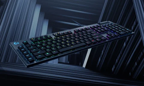 لوحة مفاتيح ألعاب Logitech G815 LIGHTSYNC RGB ميكانيكية منخفضة الارتفاع بمفاتيح GL Tactile وتخطيط إنجليزي أمريكي، أسود - Thumbnail 9