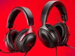 سماعة ألعاب HyperX Cloud III سلكية بمحركات 53 مم وصوت DTS المكاني - أحمر - Thumbnail 18