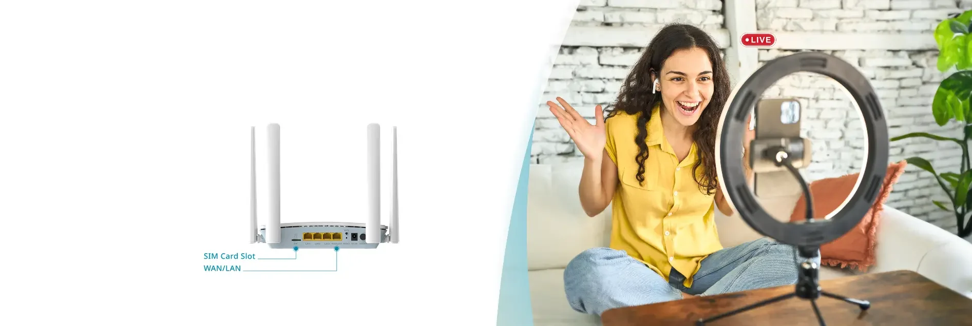 D-Link G403C 4G LTE N300 Wi-Fi Router - Image 9