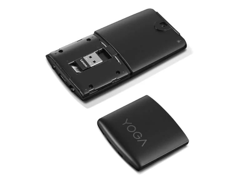 ماوس ومؤشر ليزر Lenovo Yoga Mouse لاسلكي بتقنية Bluetooth 5.0 و2.4GHz - أسود - Thumbnail 11