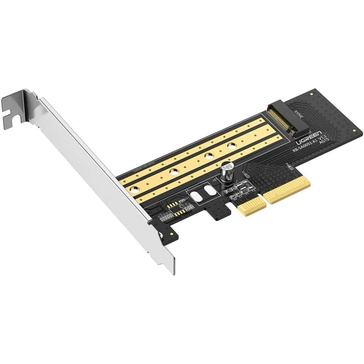 Ugreen 70503 M.2 NVMe to PCIe 3.0 x4 Adapter Card for M-Key SSDs