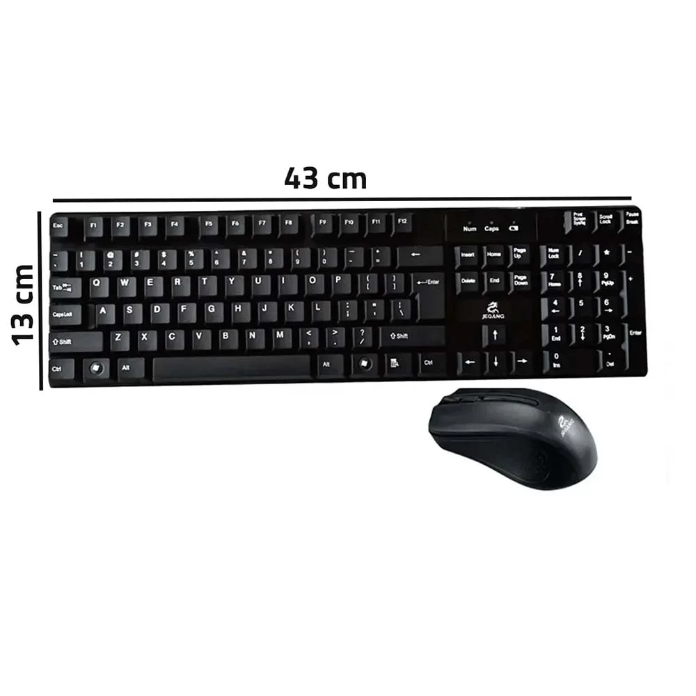 طقم كيبورد وماوس JEQANG JW-7100 لاسلكي USB بتردد 2.4GHz - Image 11