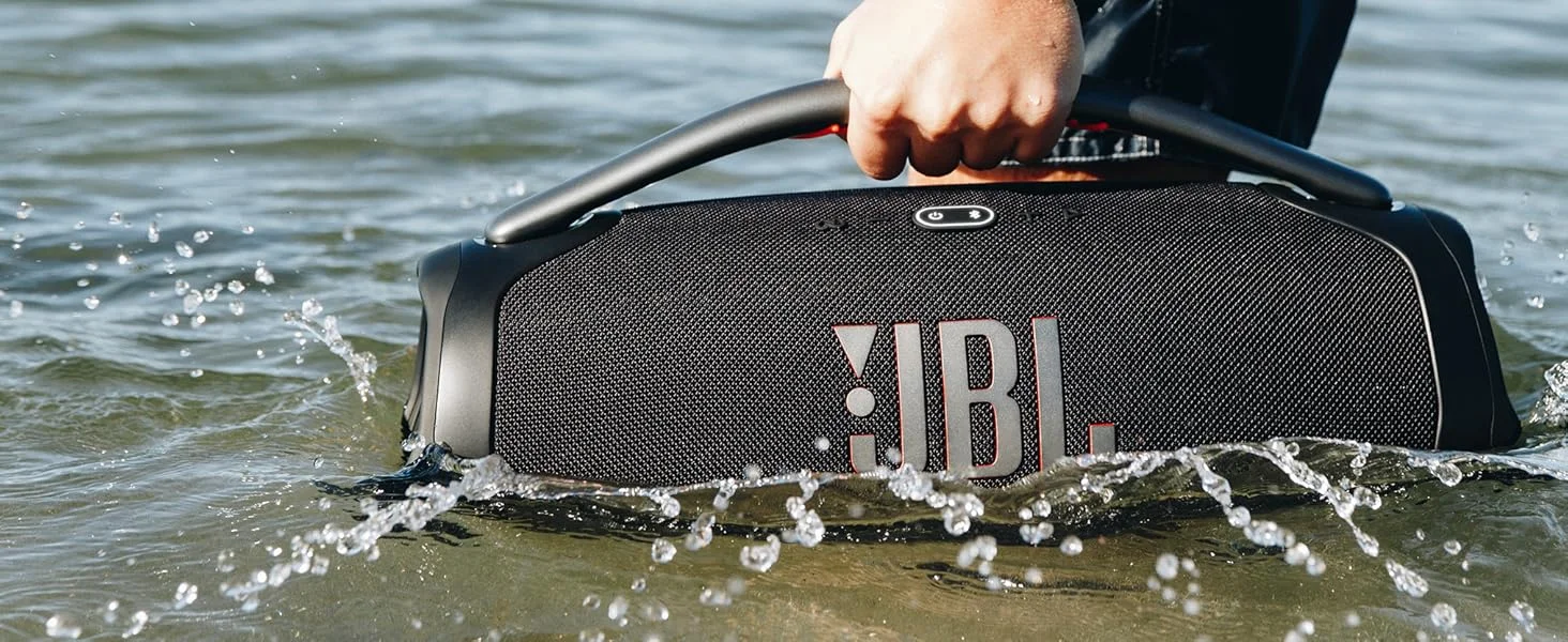 مكبر صوت محمول JBL Boombox 3 بتقنية بلوتوث وباس عميق ومقاومة IPX7 وتشغيل 24 ساعة - Squad - Image 8
