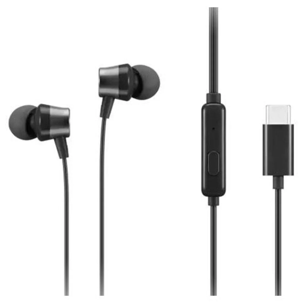 سماعات أذن سلكية Lenovo 4XD1J77351 بمنفذ USB-C - أسود