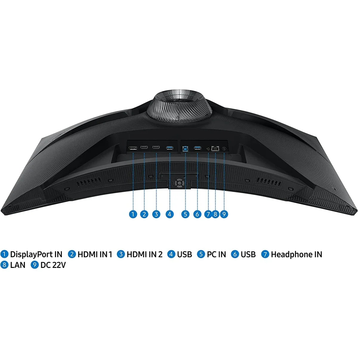 شاشة ألعاب Samsung BG650 Odyssey G6 ذكية 32 إنش QHD منحنية 240Hz - Thumbnail 6