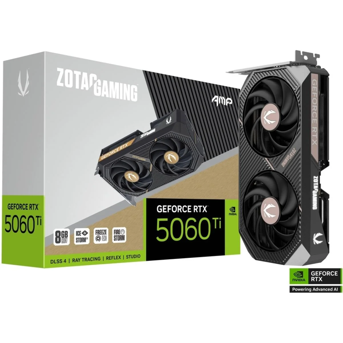ZOTAC GAMING GeForce RTX 5060 Ti AMP 8GB GDDR7 Graphics Card