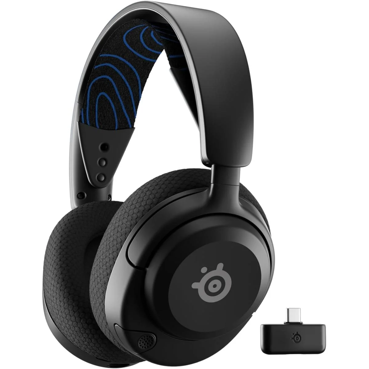 SteelSeries Arctis Nova 5P Wireless Gaming Headset, Black, 2.4GHz/Bluetooth 5.3, 7.1 Spatial Surround, 60-Hour Battery