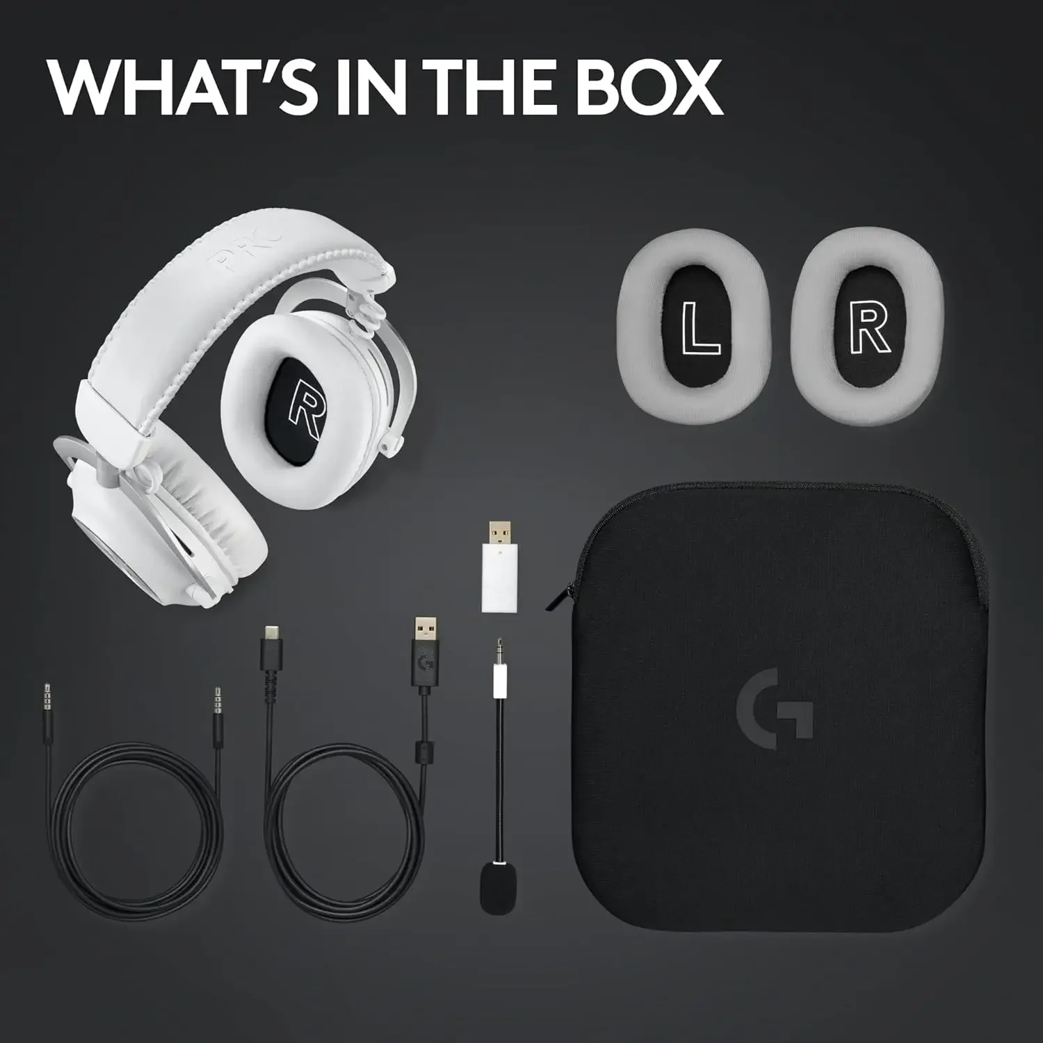 Logitech G PRO X 2 LIGHTSPEED Wireless 7.1 Gaming Headset White - Thumbnail 3