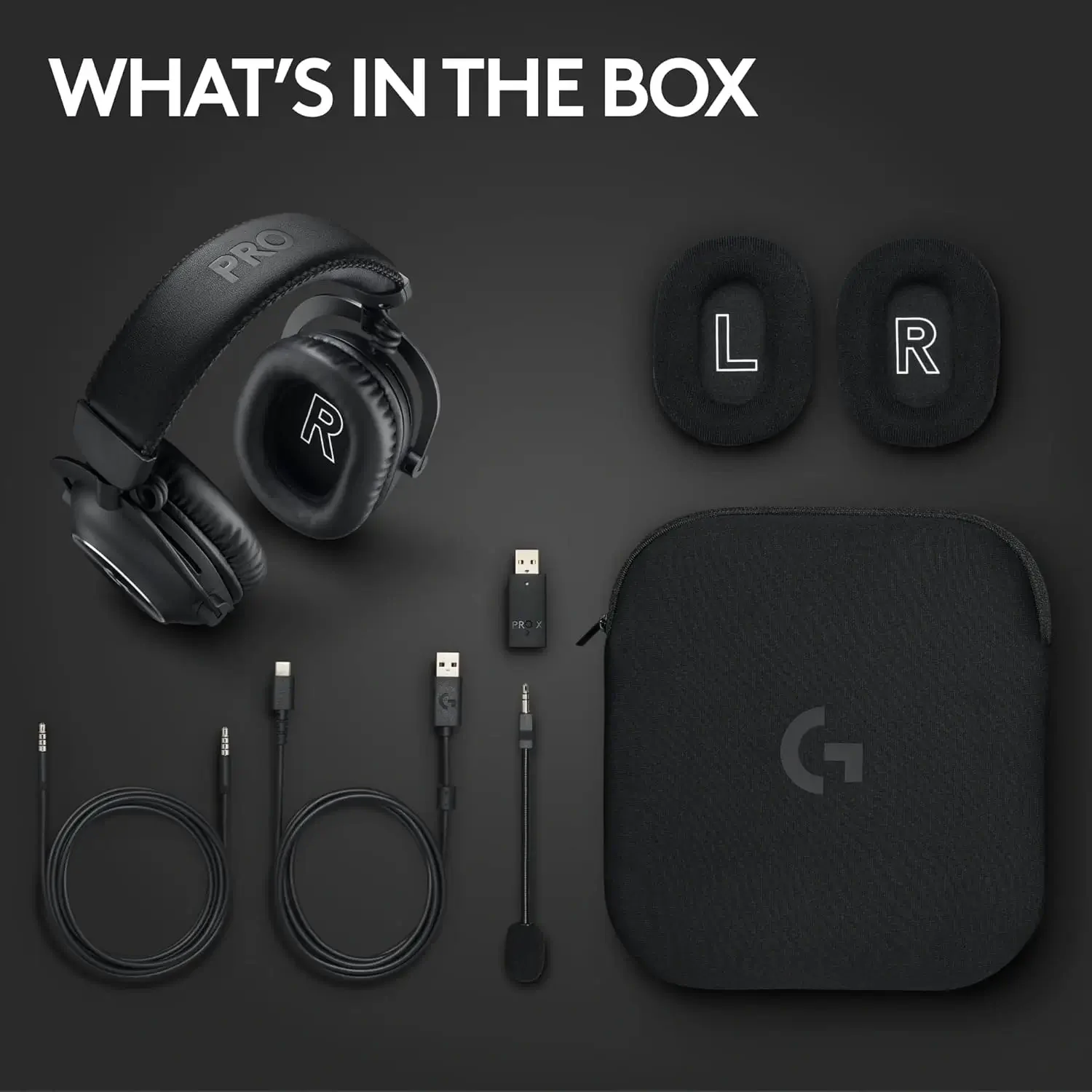سماعة ألعاب لاسلكية بطارية تدوم حتى 50 ساعة ومدى لاسلكي يصل إلى 30 مترLogitech G PRO X 2 LIGHTSPEED - صوت محيطي 7.1 - Thumbnail 3