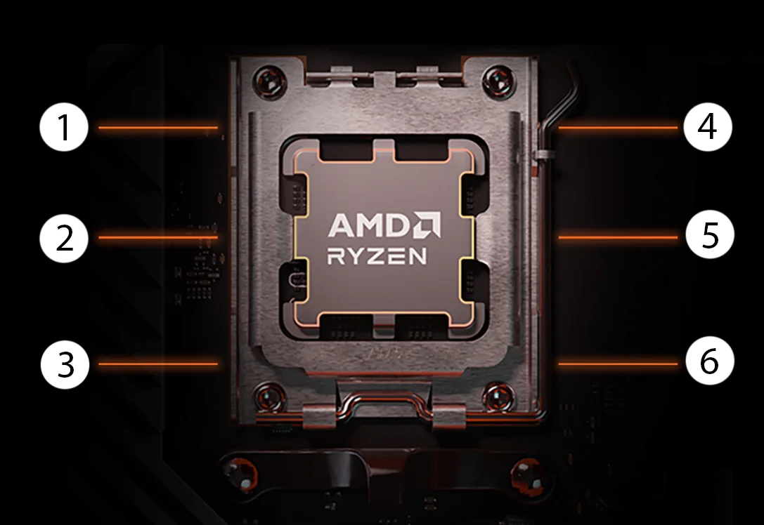 AMD Ryzen 9 9900X3D 12-Core 4.4GHz Desktop Processor Tray - Thumbnail 8