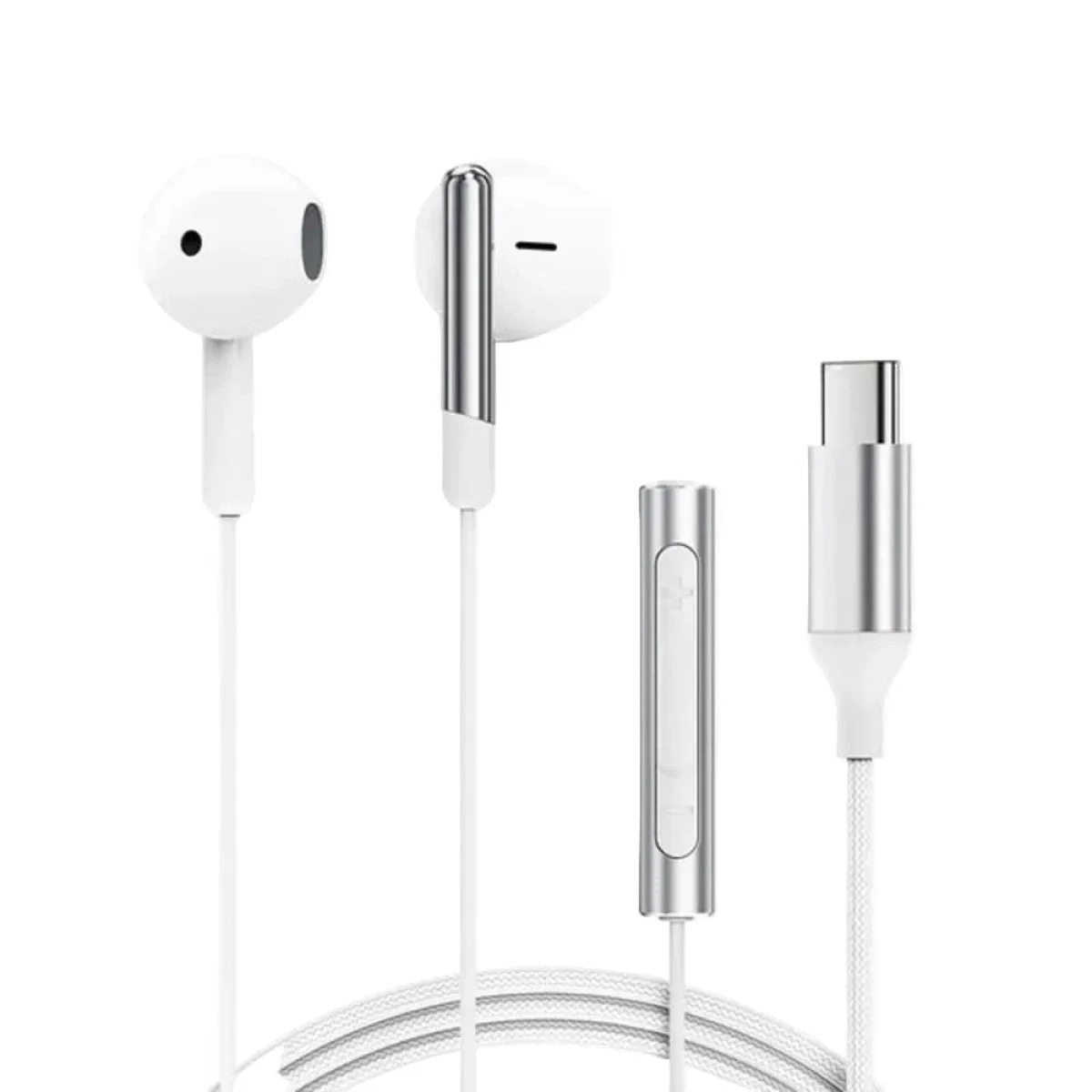 سماعات أذن ACEFAST L3 سلكية USB-C مع مايك - أبيض - Image 2