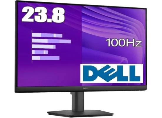 شاشة Dell Pro E2425HM مقاس 24 إنش IPS بدقة Full HD وتردد 100 هرتز، 5 مللي ثانية، HDMI وVGA وDisplayPort، أسود - Thumbnail 6