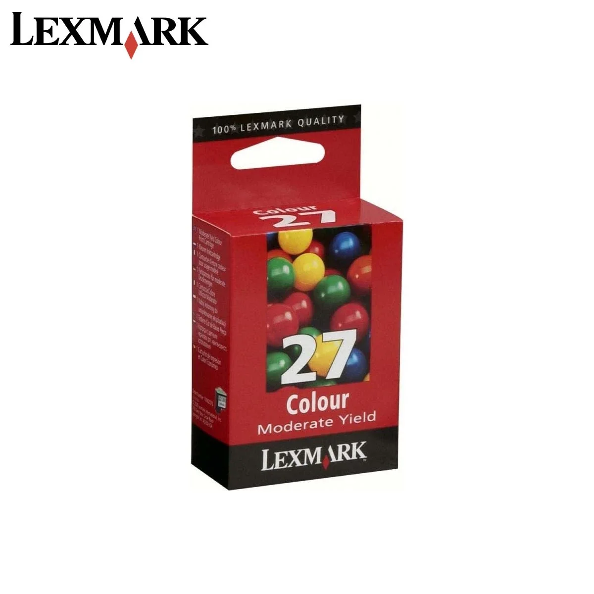 خرطوشة حبر Lexmark 27 ملونة عالية السعة 10NX227