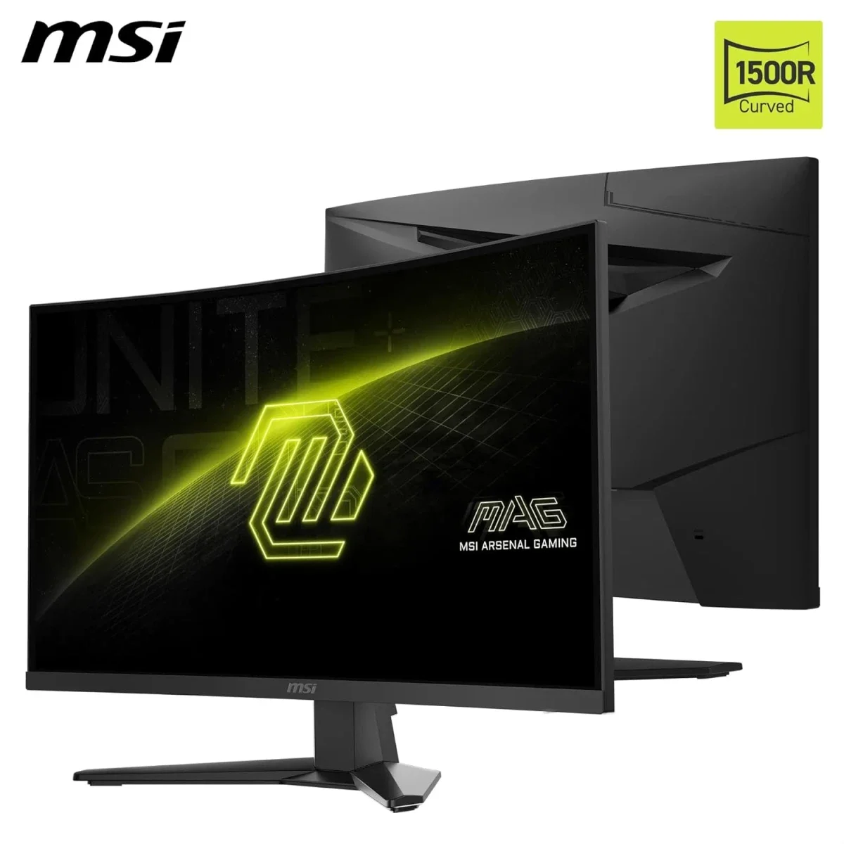 شاشة ألعاب MSI 27 إنش منحنية QHD Rapid VA بتردد 180 هرتز واستجابة 0.5 مللي ثانية MAG 275CQF E18 - Image 2