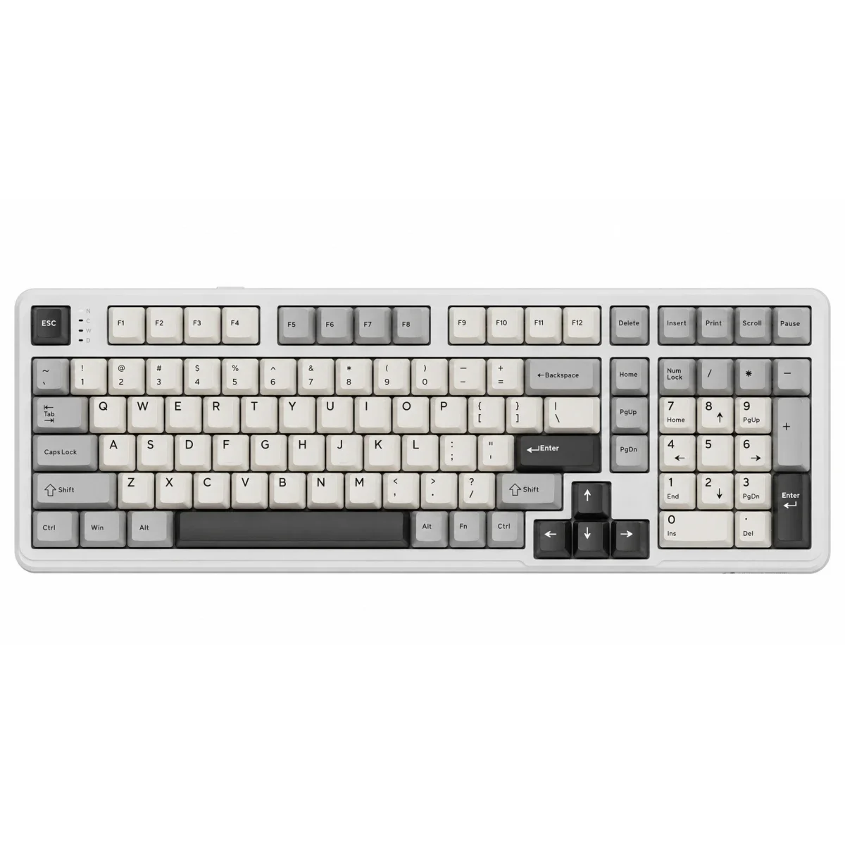 ATTACK SHARK X98 Tri-Mode Wireless Mechanical Keyboard - StarLight White - Thumbnail 2