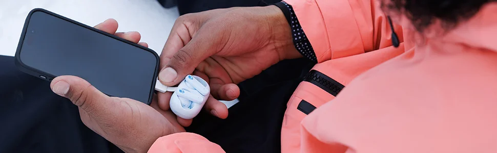 سماعات أذن لاسلكية بالكامل مستدامة Skullcandy EcoBuds بتقنية Bluetooth حتى 8 ساعات، أزرق جليدي - Image 6