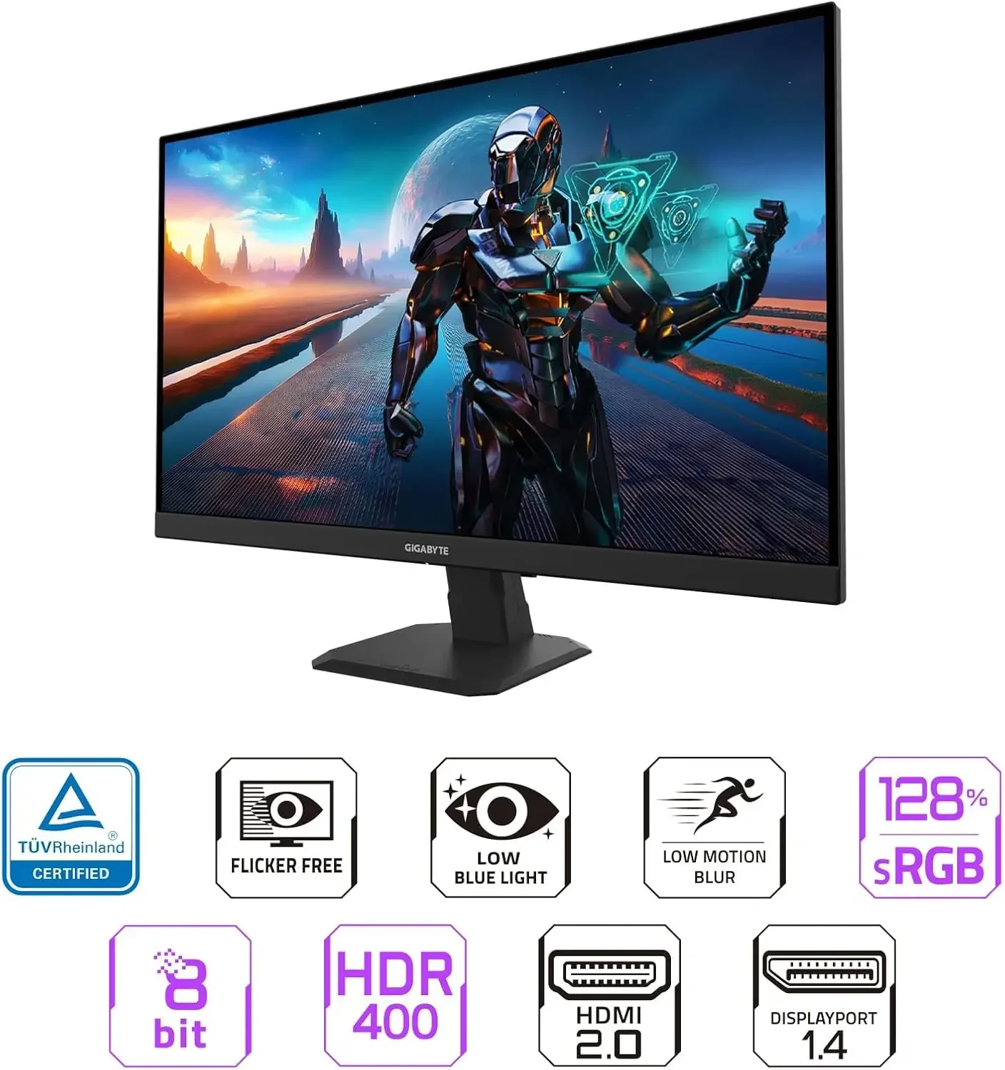شاشة ألعاب GIGABYTE GS27QXA مقاس 27 إنش QHD 2K Super Speed IPS بسرعة 1ms وتردد 240Hz - Image 5