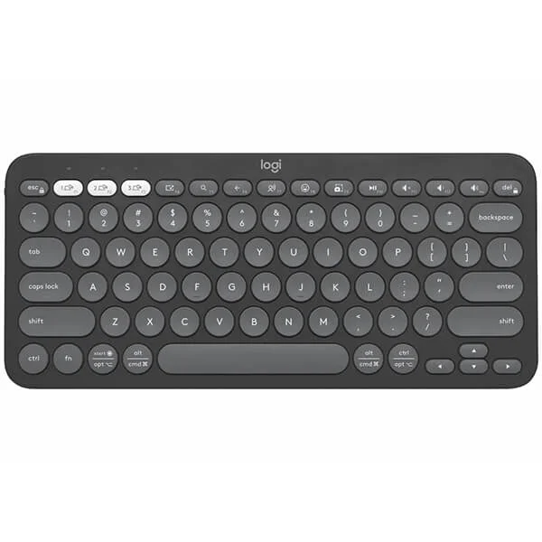 كيبورد Logitech K380S Pebble Keys 2 Slim بلوتوث - Graphite - Image 1