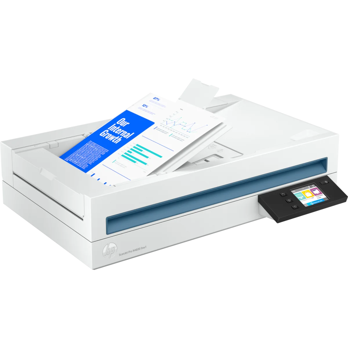 ماسح مستندات HP ScanJet Pro N4600 FNW1 لاسلكي مزدوج الوجه بسرعة 40 صفحة/دقيقة - Thumbnail 2