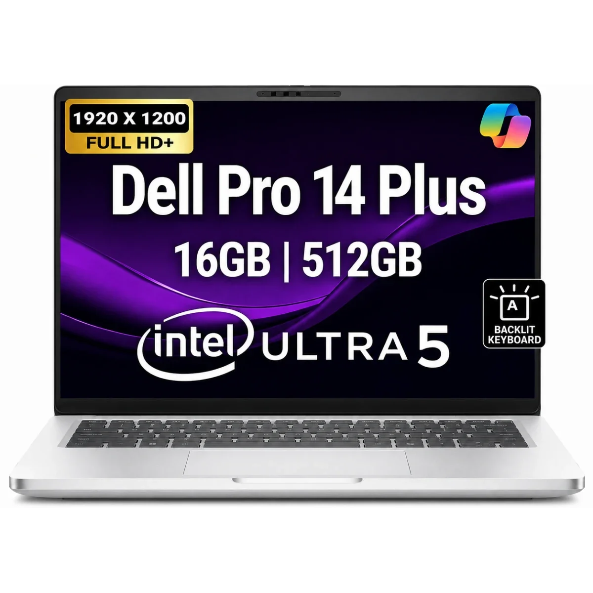 Dell Pro 14 Plus PB14250 Laptop 14-inch Touch Intel Core Ultra 5 236V 16GB RAM 512GB SSD