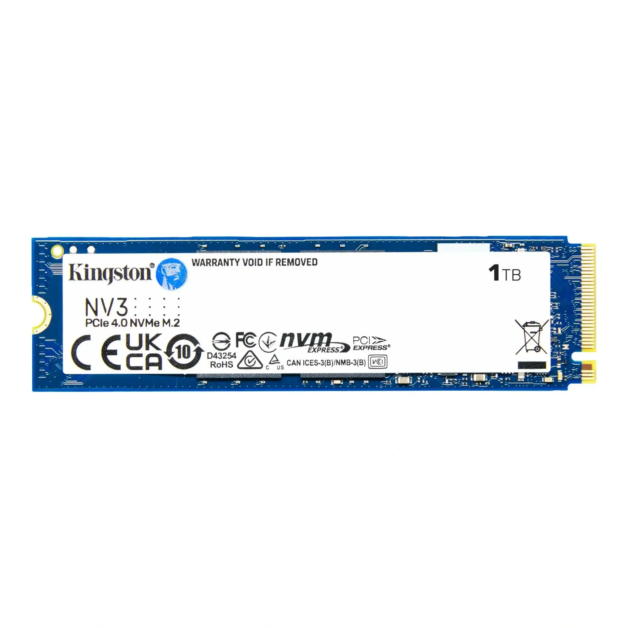 Kingston NV3 1TB M.2 PCIe 4.0 NVMe SSD - Thumbnail 2