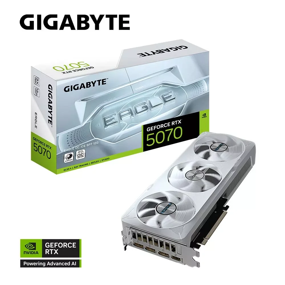 كرت شاشة GIGABYTE GeForce RTX 5070 EAGLE OC ICE SFF 12G – GV-N5070EAGLEOCICE-12GD - Image 11