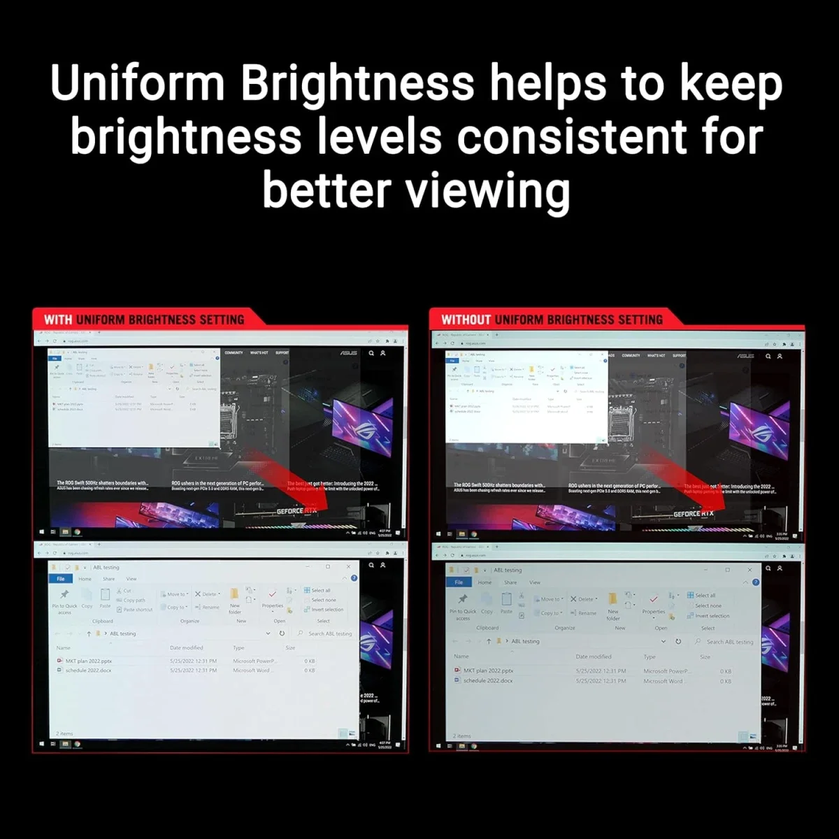 شاشة ألعاب Asus ROG Swift PG27UCDM 27 إنش 4K QD-OLED بتردد 240Hz وزمن استجابة 0.03ms - Thumbnail 5
