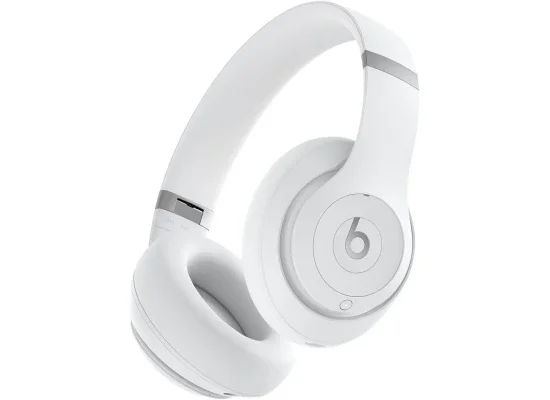 سماعات رأس فوق الأذن Beats Studio Pro لاسلكية مع إلغاء الضوضاء النشط وصوت USB-C بدون فقدان، أبيض - Thumbnail 7