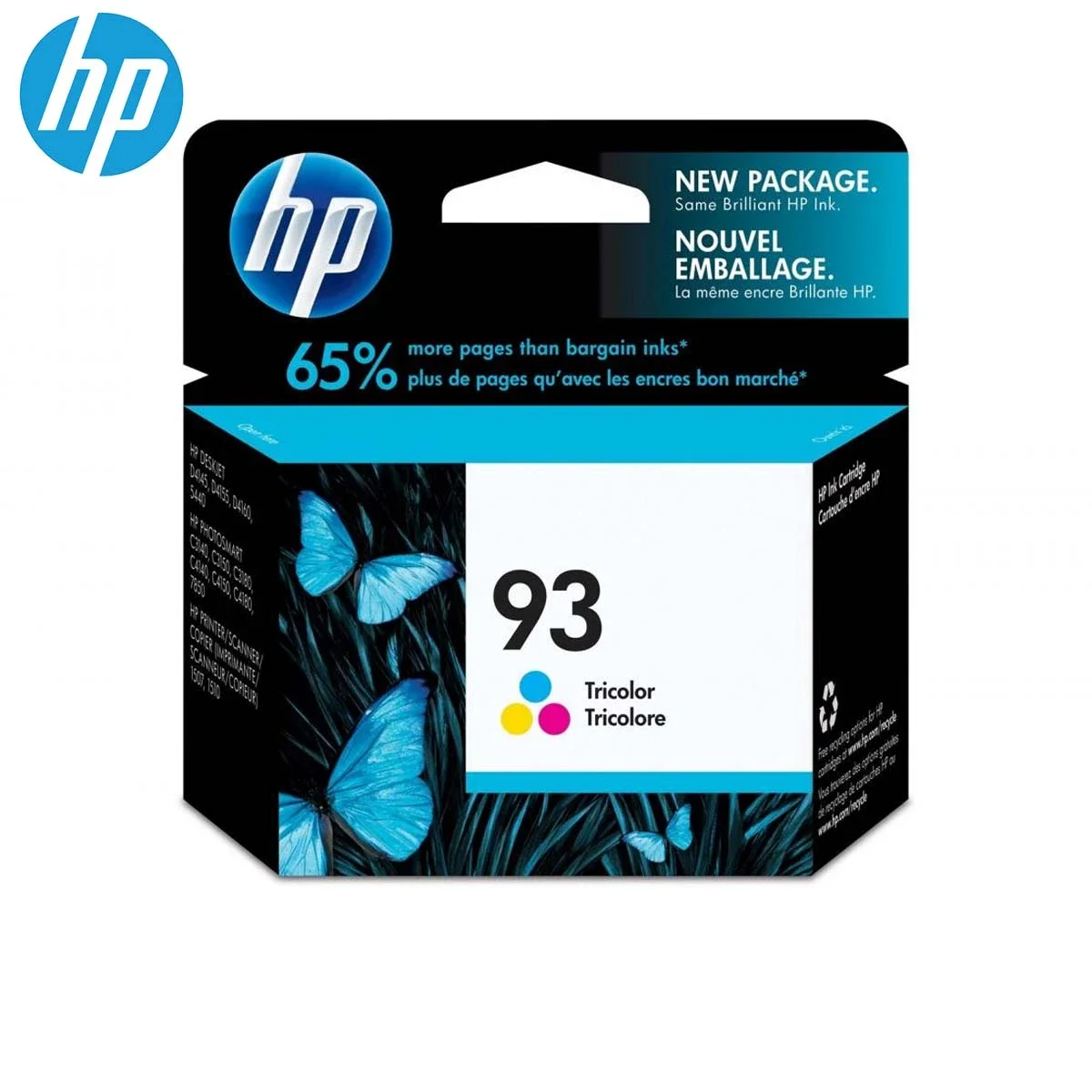 خرطوشة حبر HP 93 C9361WN أصلية ثلاثية الألوان