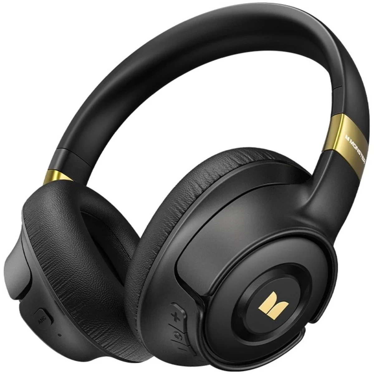 Monster Persona SE ANC Wireless Over-Ear Headphones, Bluetooth 5.4, 60H Playtime, Black