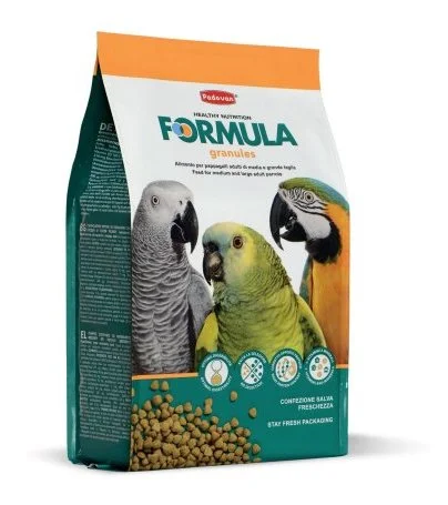طعام ببغاوات Padovan Formula Granules للطيور المتوسطة والكبيرة 1.4 كغ