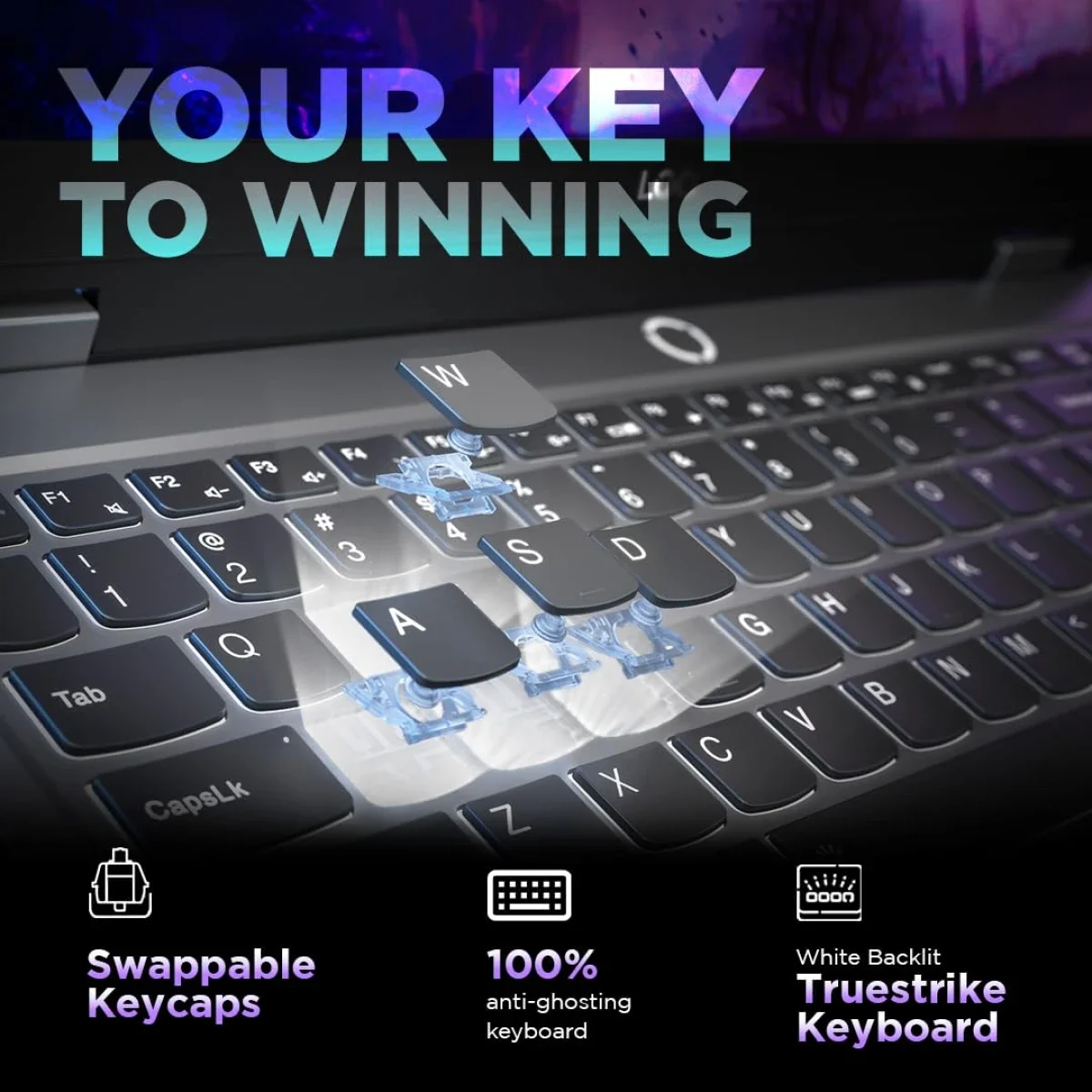Lenovo LOQ 15IRX9 Gaming Laptop, 13th Gen Intel Core i5-13450HX, RTX 3050 6GB, 15.6-Inch FHD IPS 144Hz, Luna Grey - Image 9