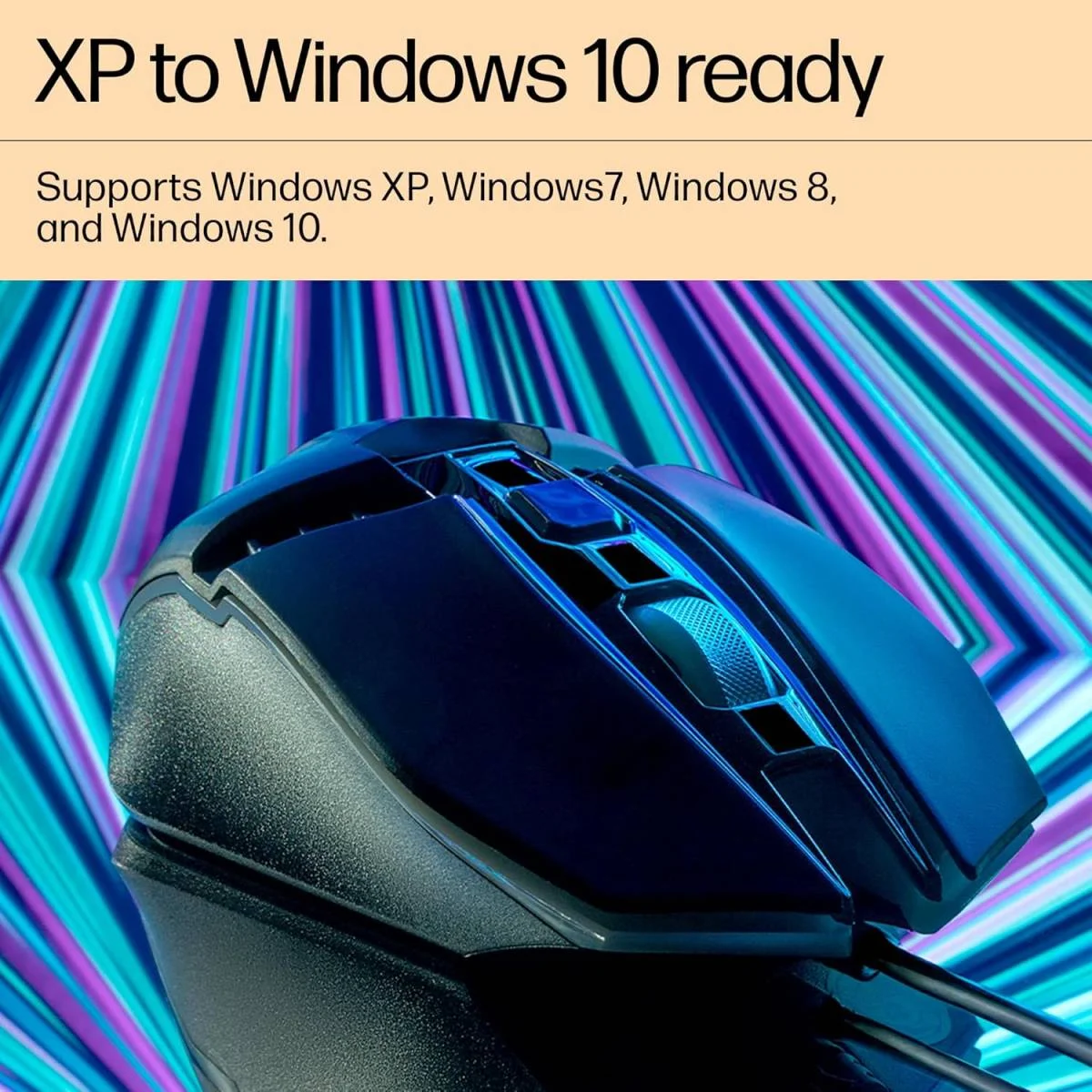 HP M270 Wired Gaming Mouse with Backlight, 6 Buttons, 2400 DPI - Image 8