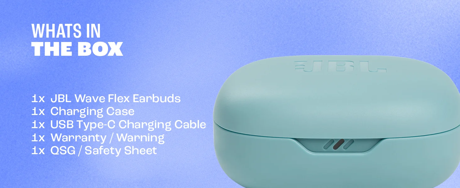 سماعات أذن JBL Wave Flex لاسلكية داخل الأذن، IP54/IPX2، بطارية 32 ساعة، أسود - Thumbnail 10