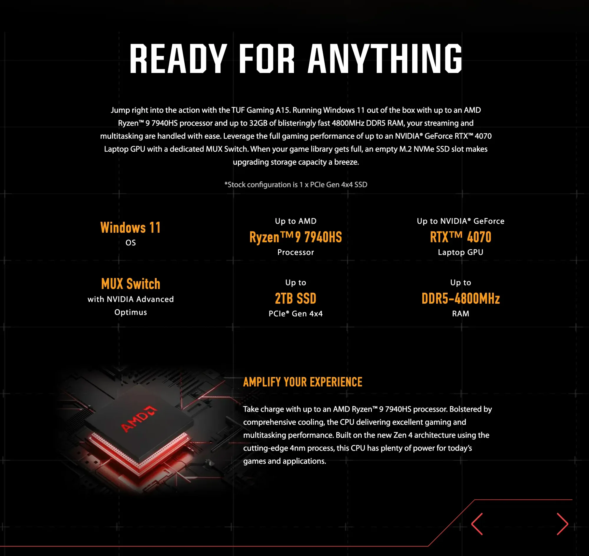 Asus TUF Gaming A16 (2025) FA608UM-RV047US 16-Inch 165Hz IPS Gaming Laptop Ryzen 7 260 RTX 5060 16GB RAM 512GB SSD Jaeger Gray - Thumbnail 12