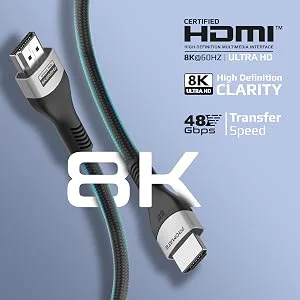 Promate PrimeLink8K-300 HDMI 2.1 Cable 3m, 48Gbps, 8K@60Hz - Thumbnail 9