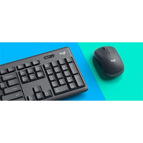 طقم كيبورد وماوس Logitech MK295 لاسلكي بتقنية SilentTouch - Image 3