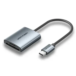 Vention CLOHB 2-in-1 SD 4.0 Card Reader (SD + TF), USB-C - Thumbnail 14