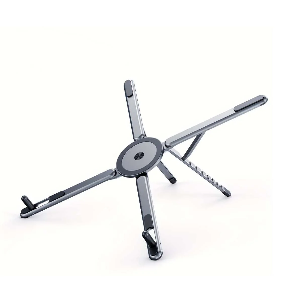 Jmary MS-99 3-in-1 Magnetic Aluminum Laptop Stand Holder, 181 × 58 × 19.6 mm - Thumbnail 3