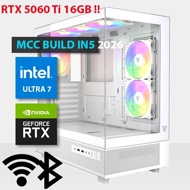Intel MCC IN5-26 MIDAS Gaming PC Build Core Ultra 7 265K RTX 5060 Ti 16GB - Image 2