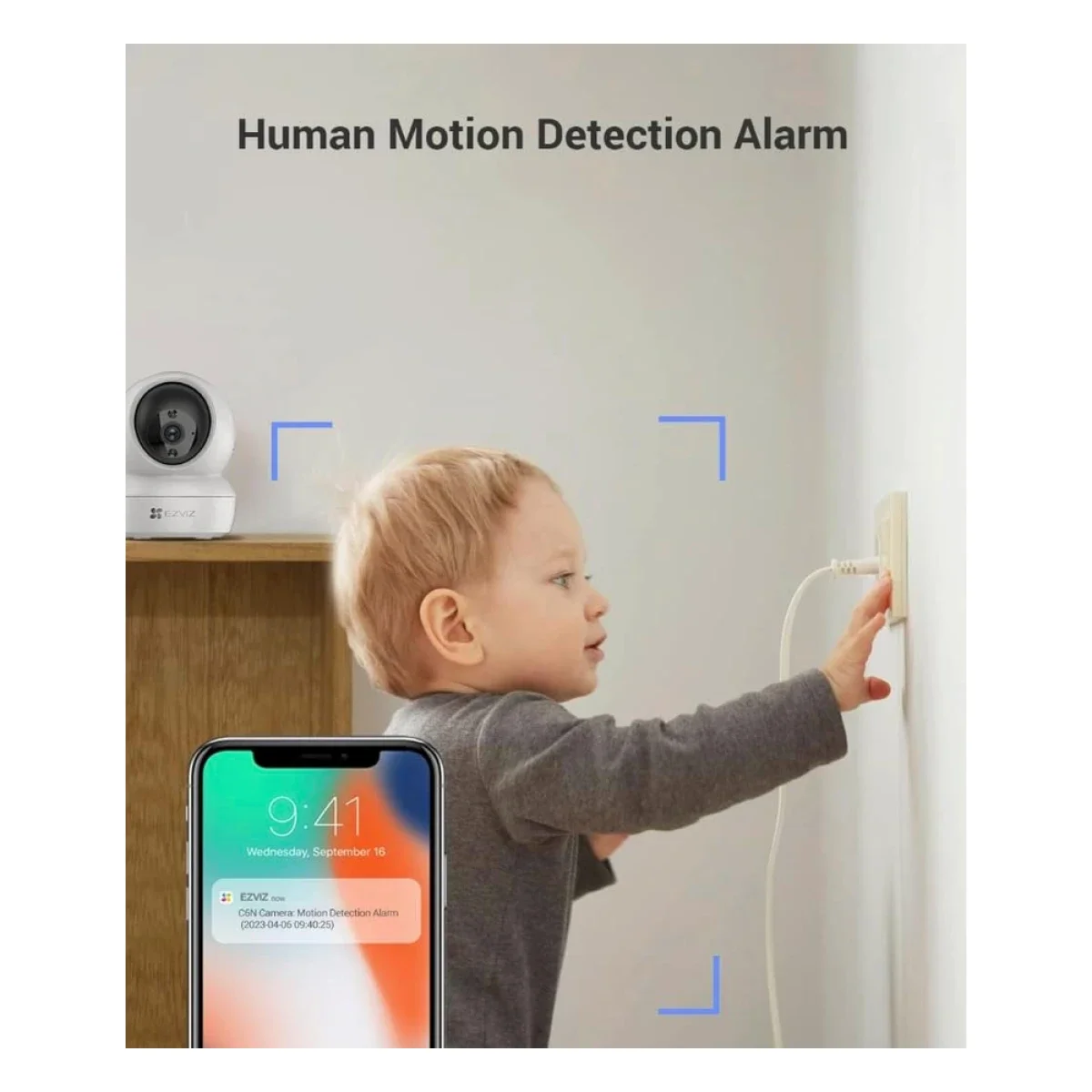 Ezviz H6c Pro 2K Indoor Pan & Tilt Wi-Fi Camera with Auto-Tracking - Image 7